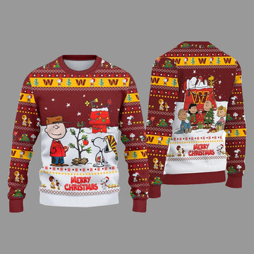 Washington Commanders 2025 Snoopy Ugly Christmas Sweater – Moonbestprint