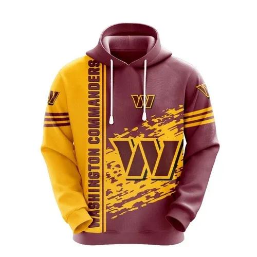 Washington Commanders 3D Hoodie, NFL Hoodie Moonbestprint