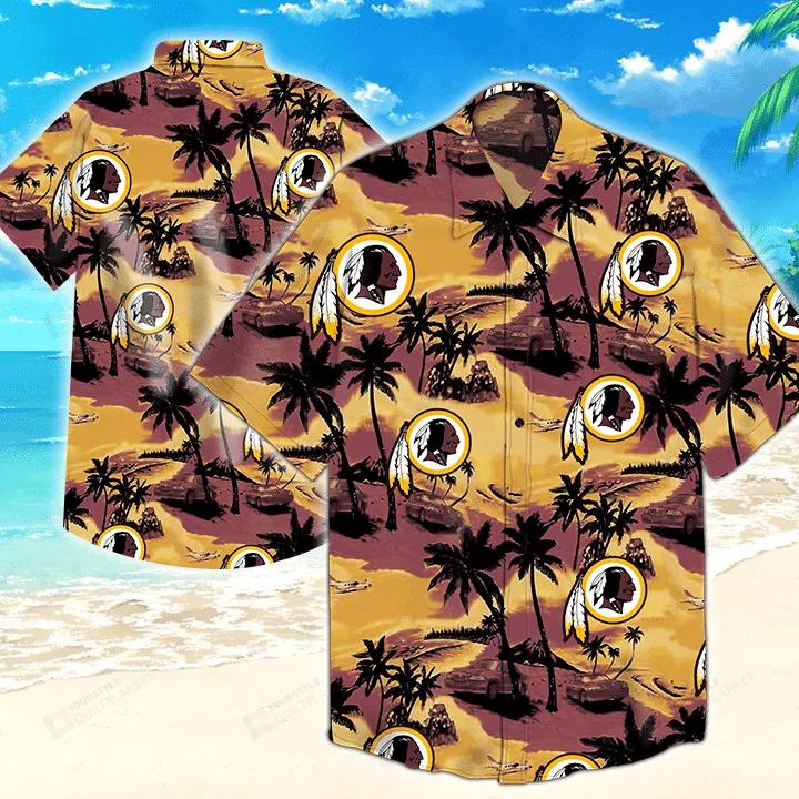 Washington Commanders Hawaiian Shirt 2, NFL Hawaiian Shirt Moonbestprint