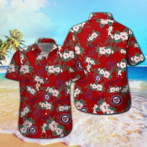 Washington Nationals Hawaiian Shirt 1, MLB Hawaiian Shirt Moonbestprint