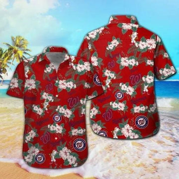Washington Nationals Hawaiian Shirt 1, MLB Hawaiian Shirt Moonbestprint