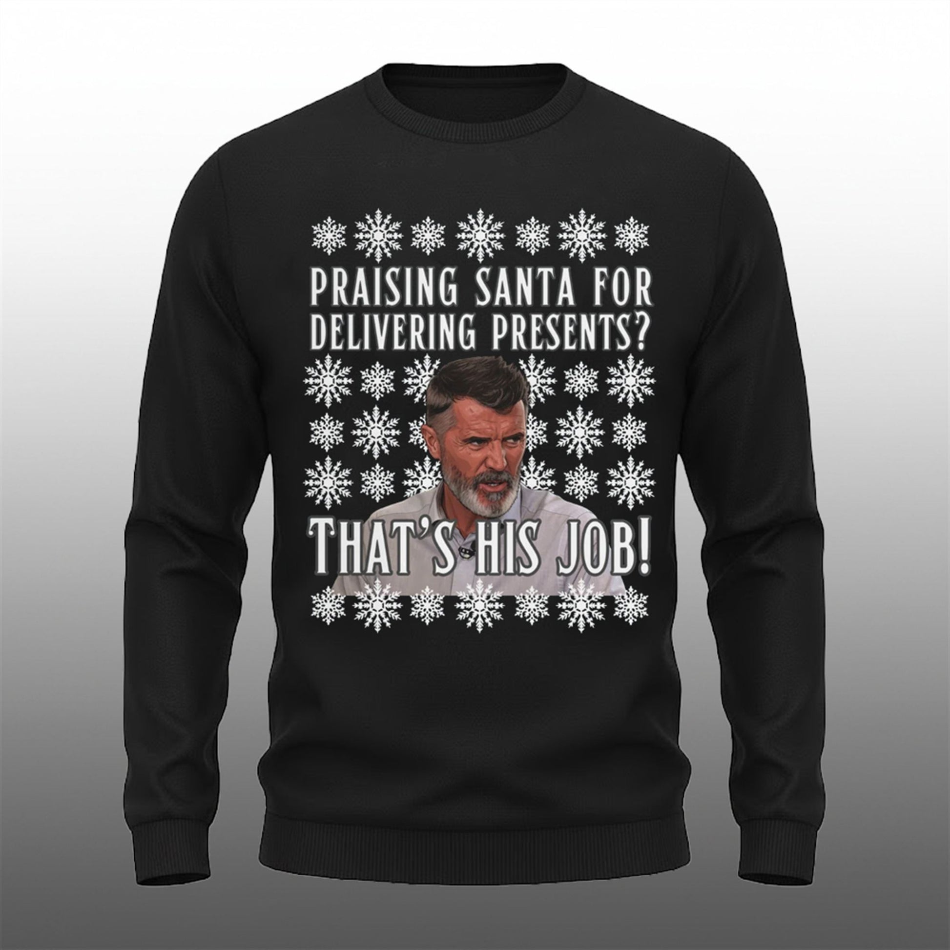 Wayne Rooney Praising Santa For Delivering Presents That's His Jog Ugly Sweater - Moonbestprint