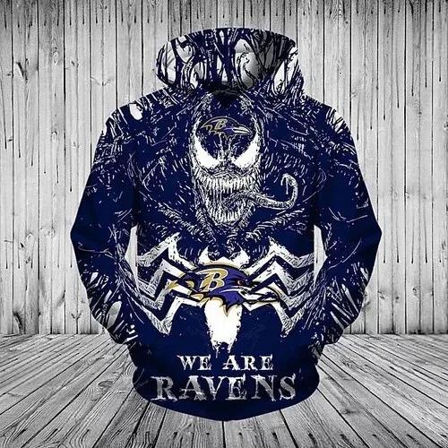 We Are Baltimore Ravens 3D Hoodie, NFL Hoodie Moonbestprint