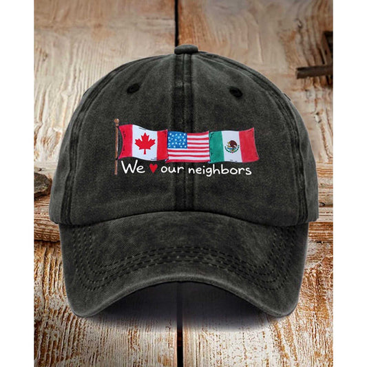 We Heart Neighbots Hat -Moonbestprint