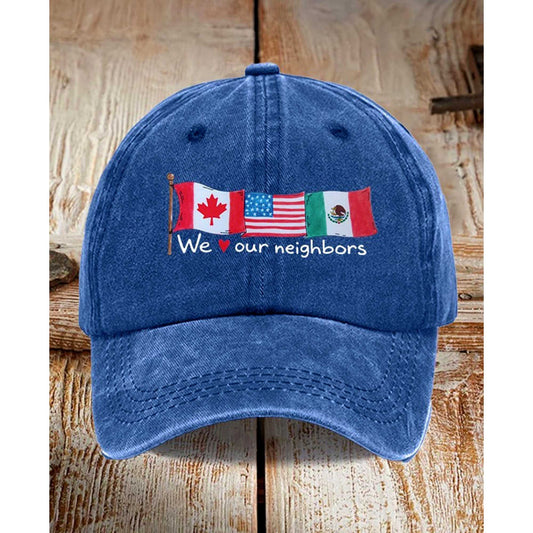We Heart Neighbots Hat -Moonbestprint