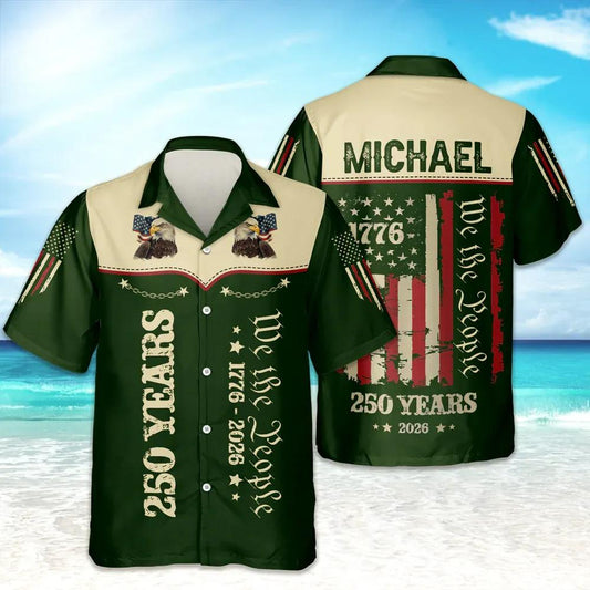 We The People 1776–2026 250th America Anniversary Hawaii Shirt 2, 250th Anniversary Gift Moonbestprint