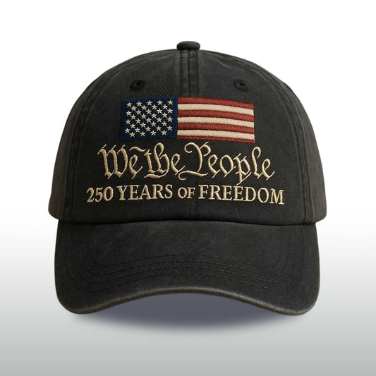 We The People 250 Years of Freedom Hat -Moonbestprint