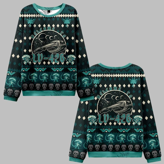 Welecome to LV-426 Ugly Sweater 2026 Christmas - Moonbestprint