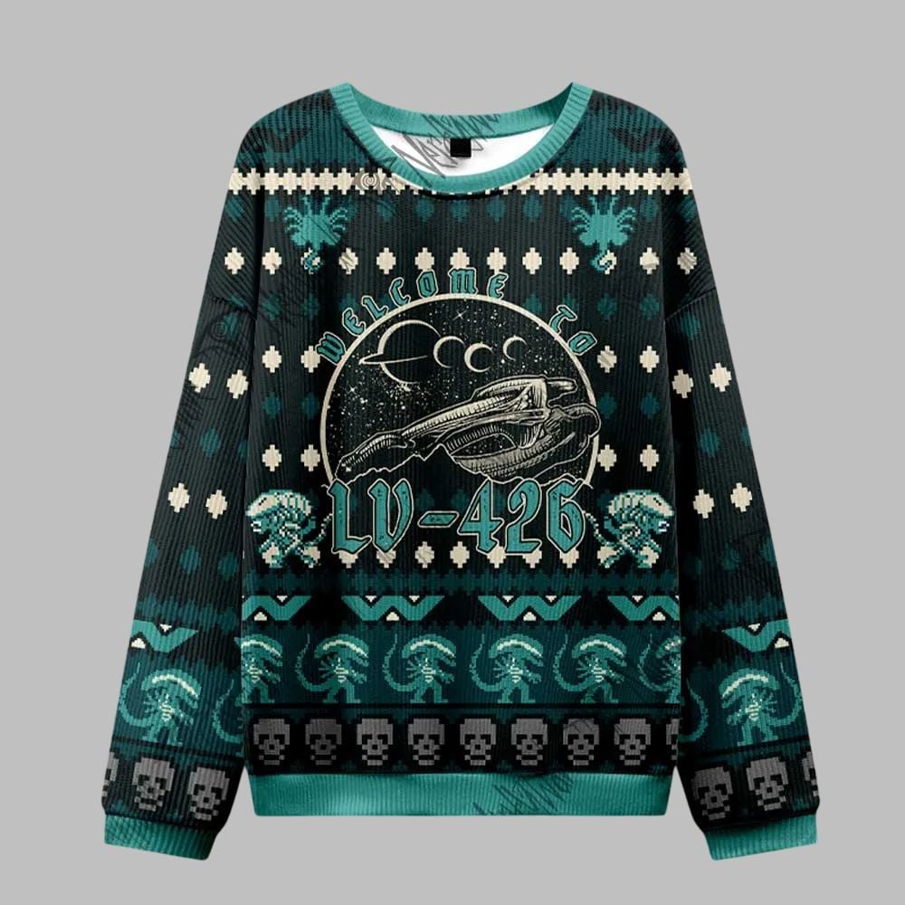 Welecome to LV-426 Ugly Sweater 2026 Christmas - Moonbestprint