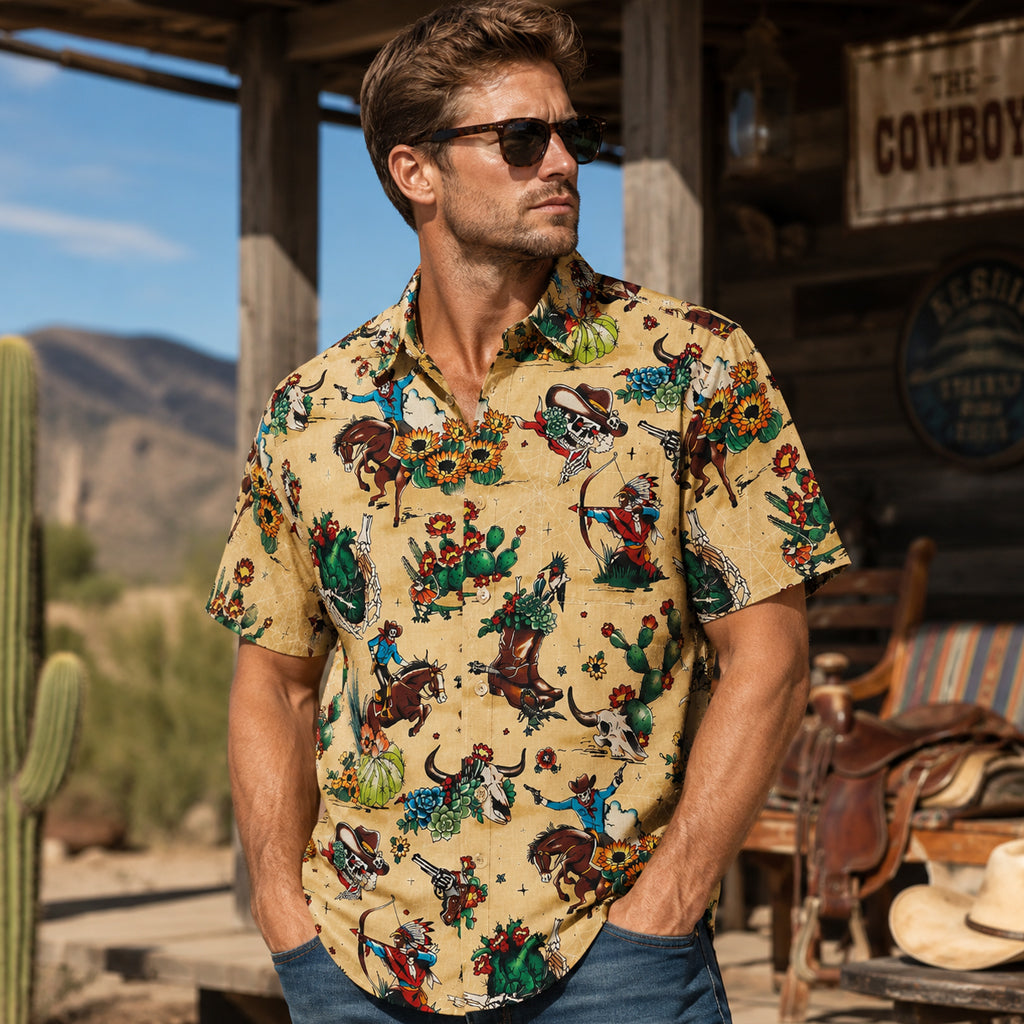 Western Highway Adventure Hawaiian Shirt – Moonbestprint