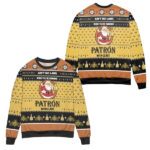 When You’re Drinking Tequila Patron With Santa Claus Ugly Sweater – Moonbestprint
