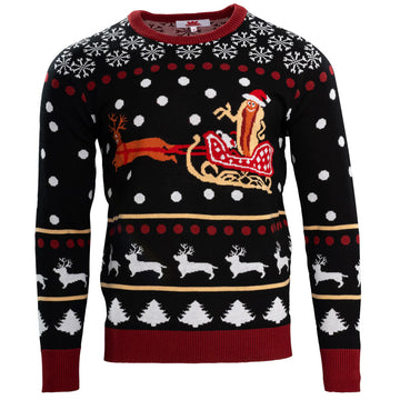 Wienerschnitzel Ugly Christmas Sweater – Moonbestprint