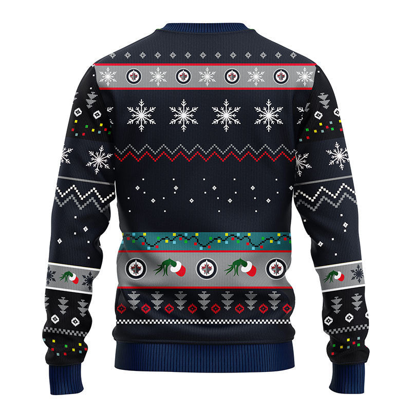 Winnipeg Jets 12 Grinch Xmas Day Ugly Christmas Sweater Moonbestprint