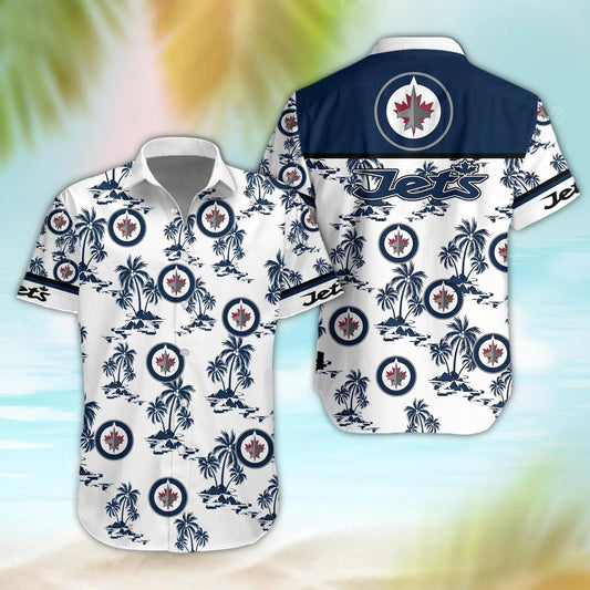 Winnipeg Jets Aloha Shirt, NHL Hawaiian Shirt Moonbestprint