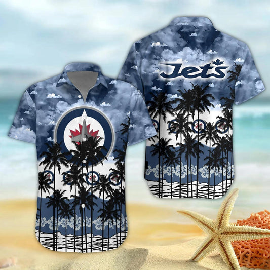 Winnipeg Jets Hawaiian Shirt 1, NHL Hawaiian Shirt Moonbestprint