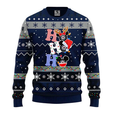 Winnipeg Jets Hohoho Ugly Christmas Sweater, NHL Christmas Sweater Moonbestprint