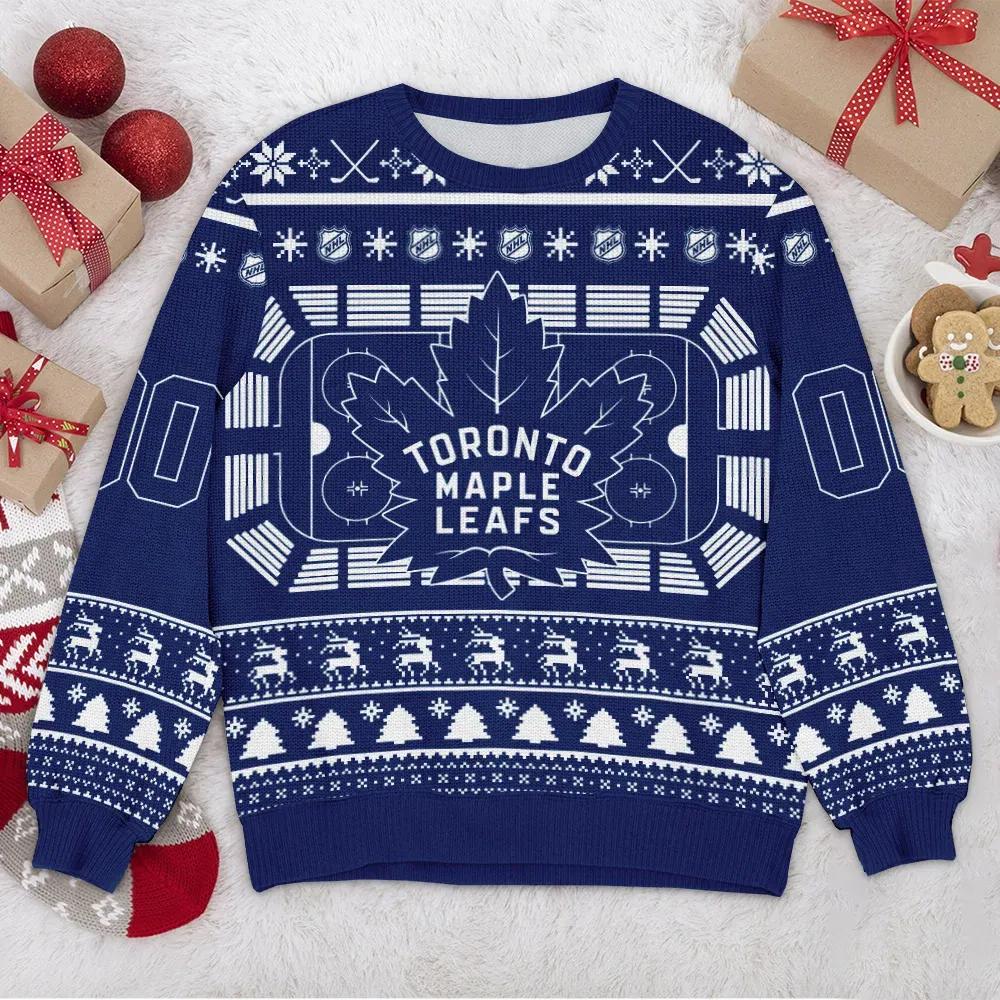 Winnipeg Jets NHL Custom Ugly Christmas Sweater, NHL Christmas Sweater Moonbestprint