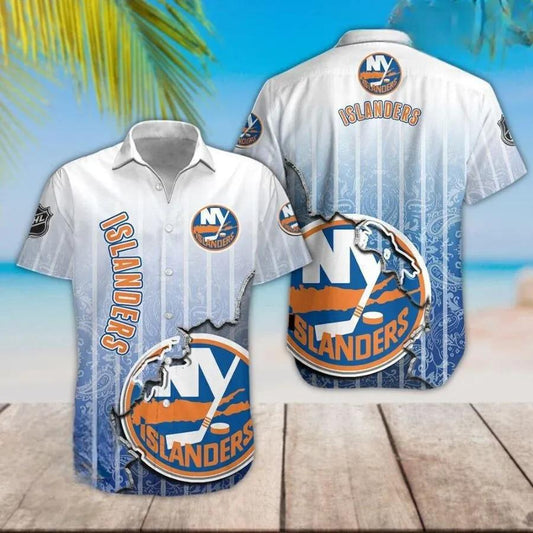 Winter Vibe New York Islanders NHL Hawaiian Shirt, NHL Hawaiian Shirt Moonbestprint