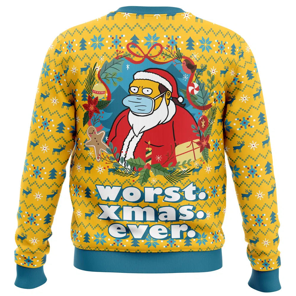 Worst Christmas Ever Simpsons Ugly Christmas Sweater – Moonbestprint