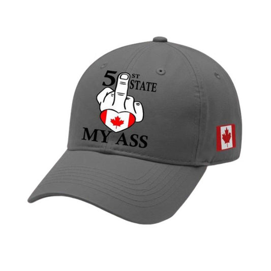 51st State My Ass Canada Hat -Moonbestprint