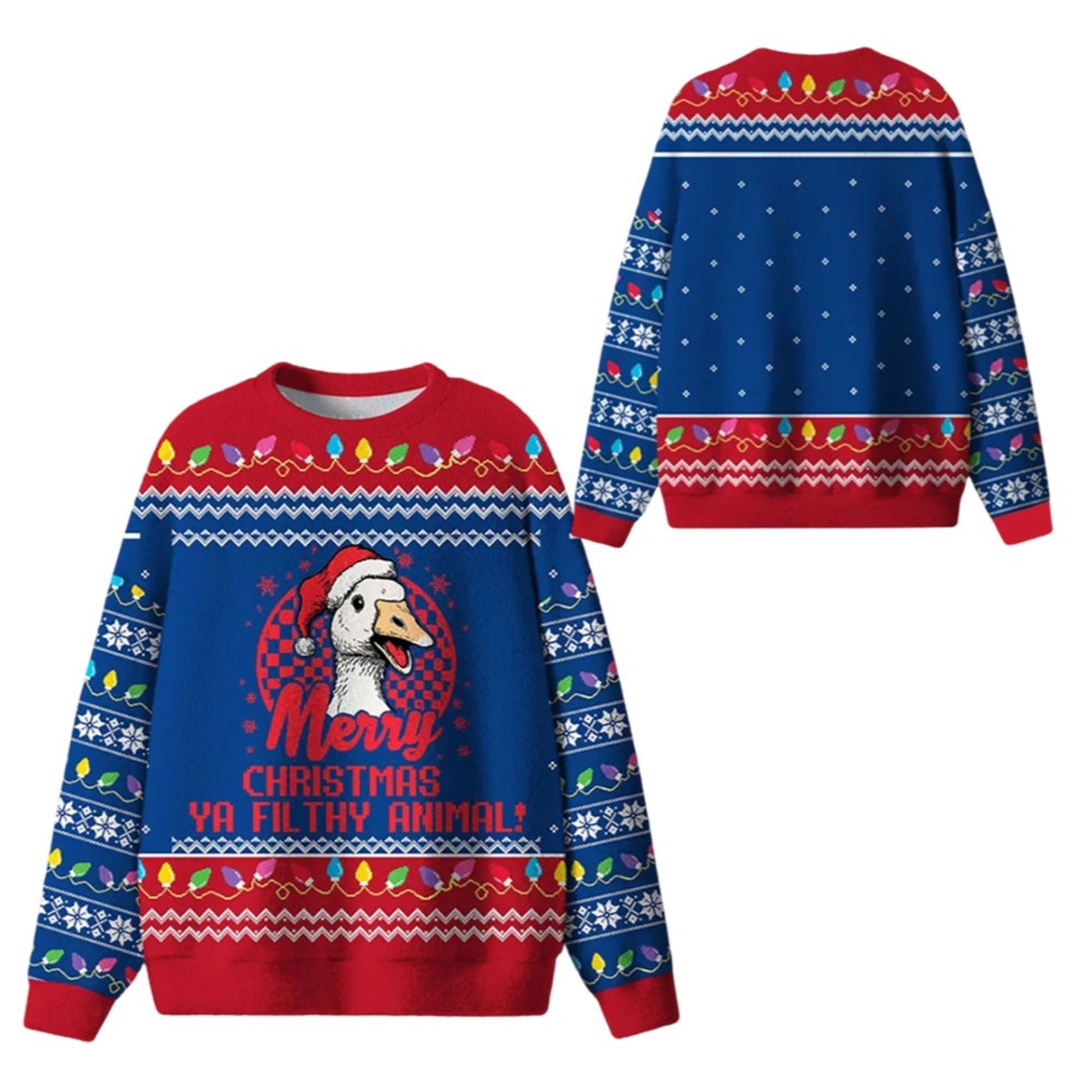 Ya Filthy Goose Ugly Sweater 2026 Christmas - Moonbestprint