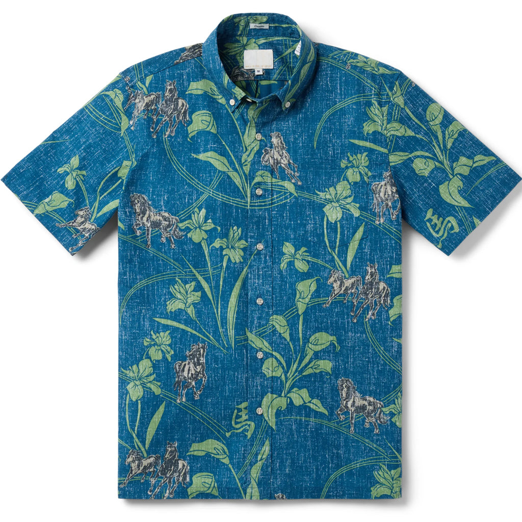 Year Of Horse 2026 Blue Hawaiian Shirt – Moonbestprint