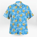 Yellow Magikarp Pokemon Blue Hawaiian Shirt – Moonbestprint