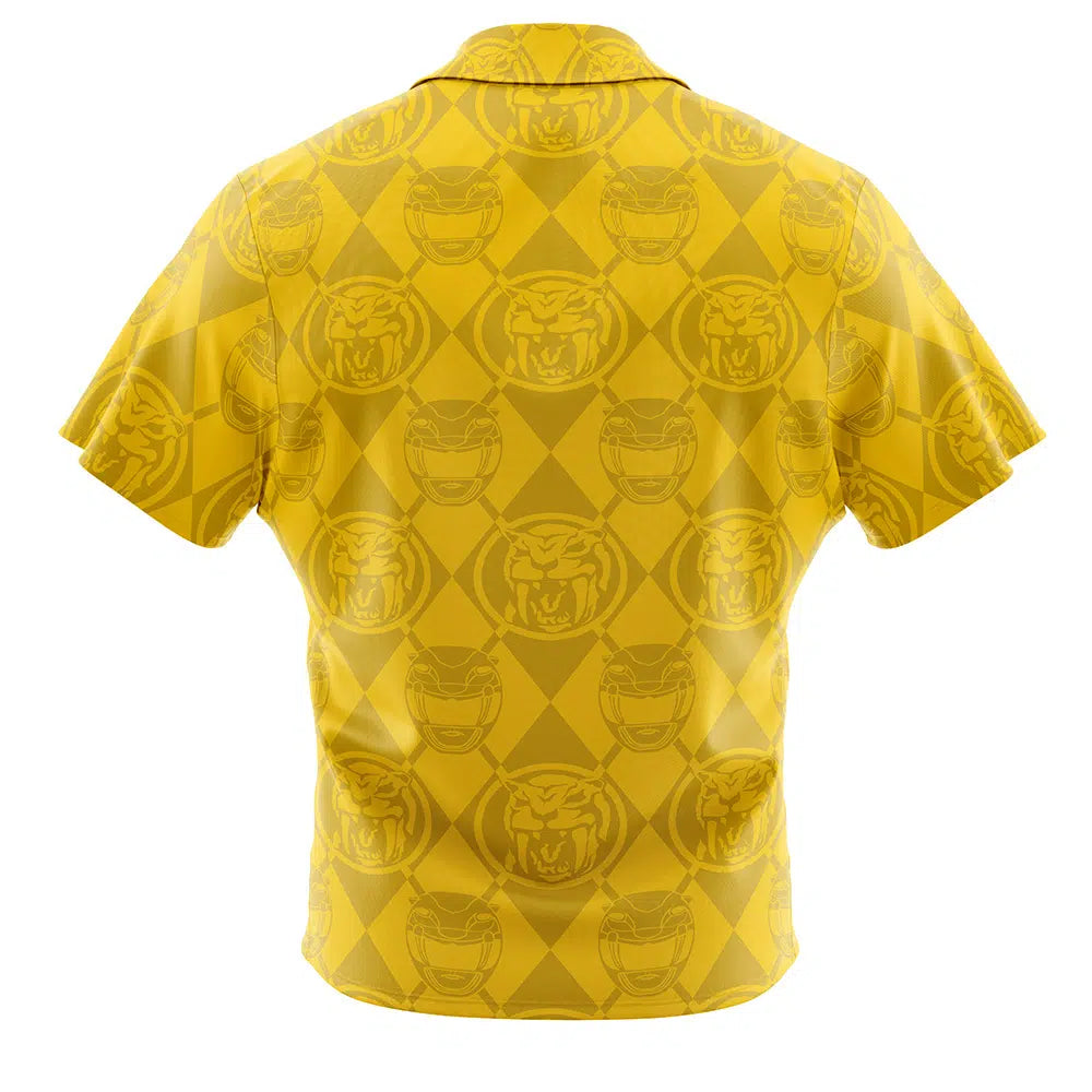 Yellow Ranger Pattern Power Rangers Hawaiian Shirt – Moonbestprint