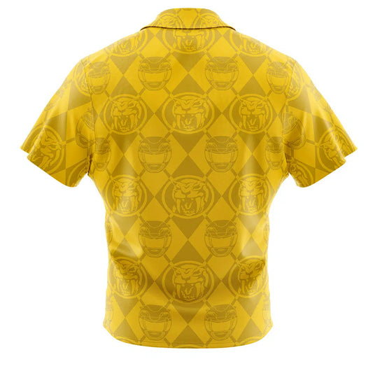 Yellow Ranger Pattern Power Rangers Hawaiian Shirt – Moonbestprint