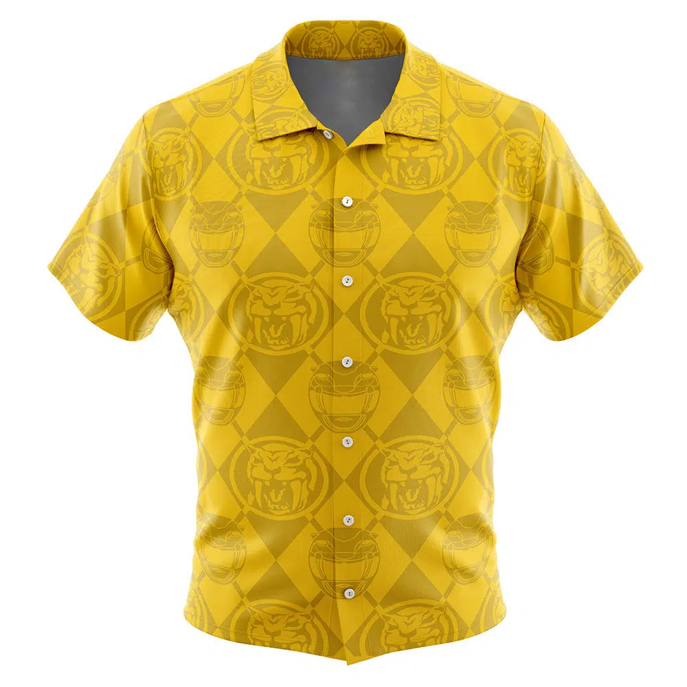 Yellow Ranger Pattern Power Rangers Hawaiian Shirt – Moonbestprint