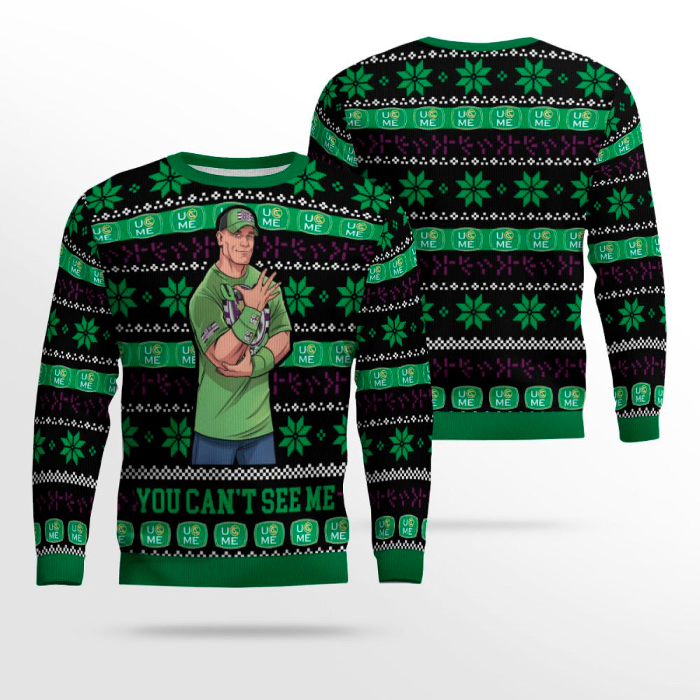 You Can't See Me John Cena Ugly Sweater – Moonbestprint