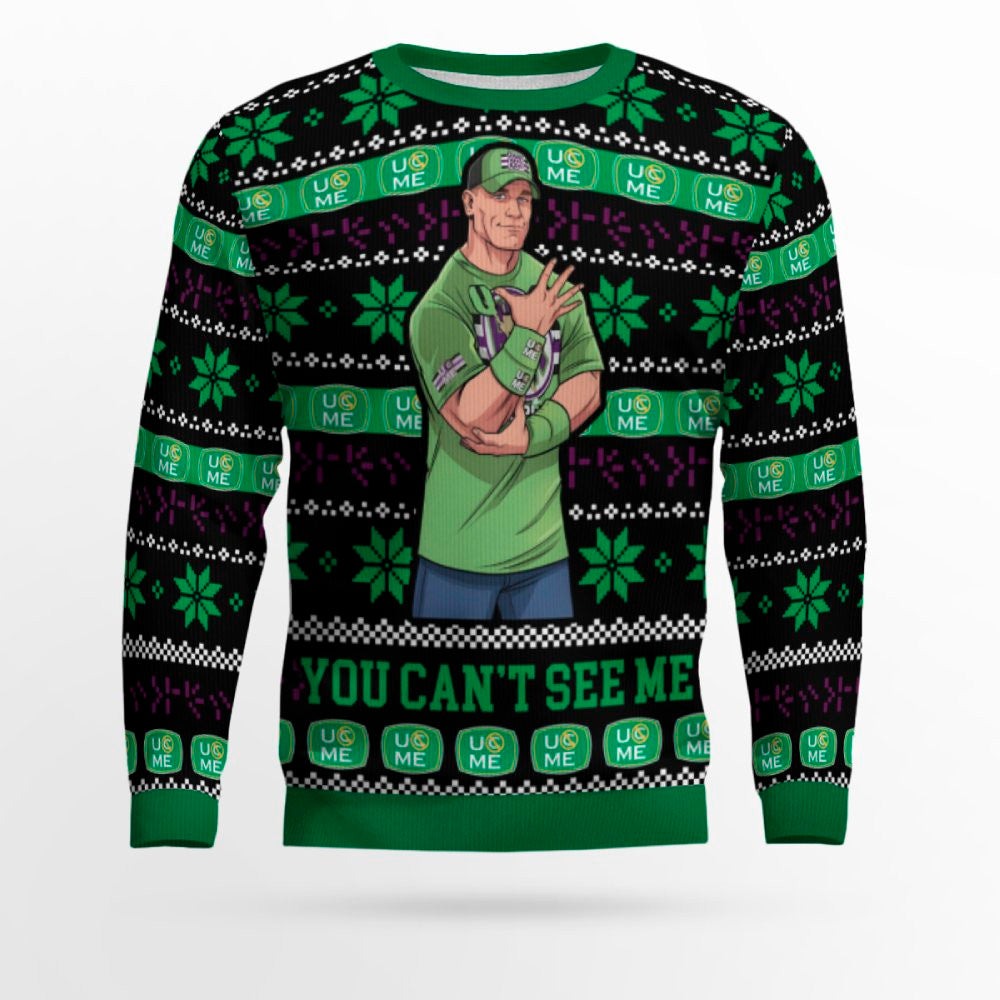 You Can't See Me John Cena Ugly Sweater – Moonbestprint