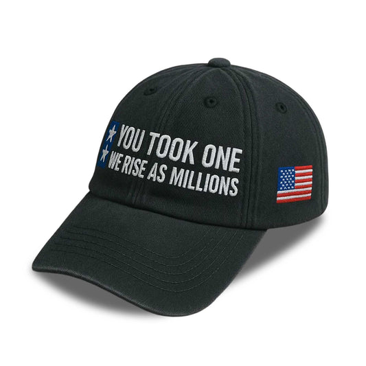 You Took One, We Rise As Millions Hat -Moonbestprint