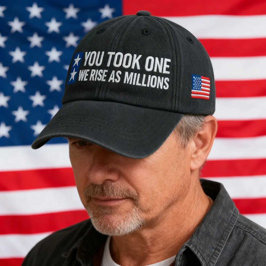 You Took One, We Rise As Millions Hat -Moonbestprint