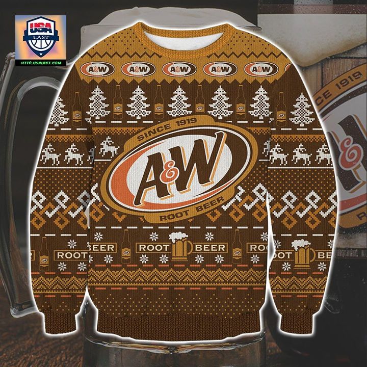 A And W Root Beer Since 1919 Christmas Knitted Wool Sweater ? Usalast