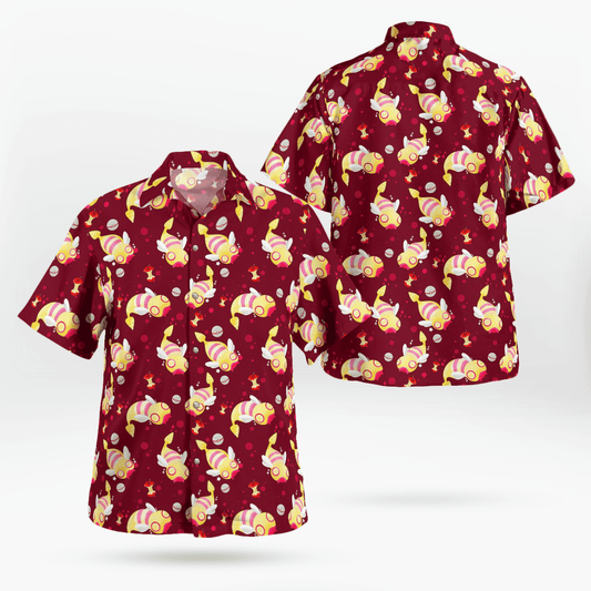 Dunsparce Pokemon Hawaiian Shirt - Moonbestprint