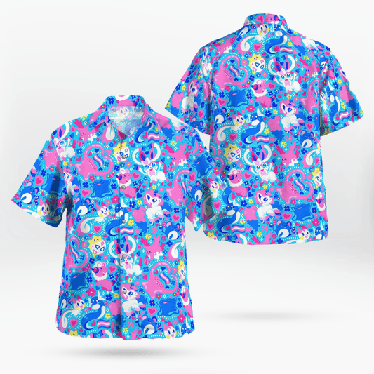 Fairy System Pokemon Hawaiian Shirt - Moonbestprint