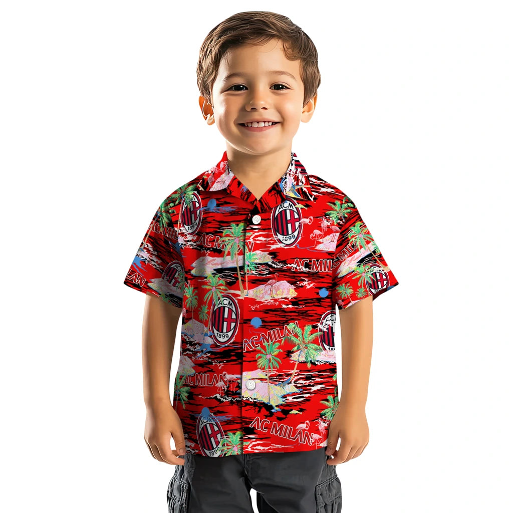 AC Milan Flamingo Retreat 2026 Hawaiian Shirt – Moonbestprint