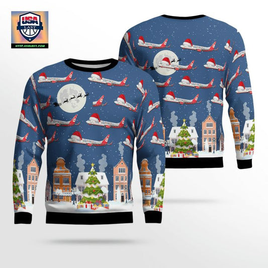 Air Berlin Boeing 737-800 Flying home for Christmas Christmas Sweater 3D ? Usalast