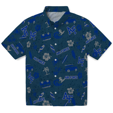 Air Force Falcons Hawaiian Shirt - Beach Vibe | Moonbestprint