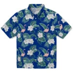 Air Force Falcons Hawaiian Shirt - Flamingo and Hibiscus | Moonbestprint