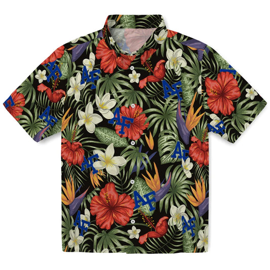 Air Force Falcons Hawaiian Shirt - Hawaii Floral Hibiscus | Moonbestprint