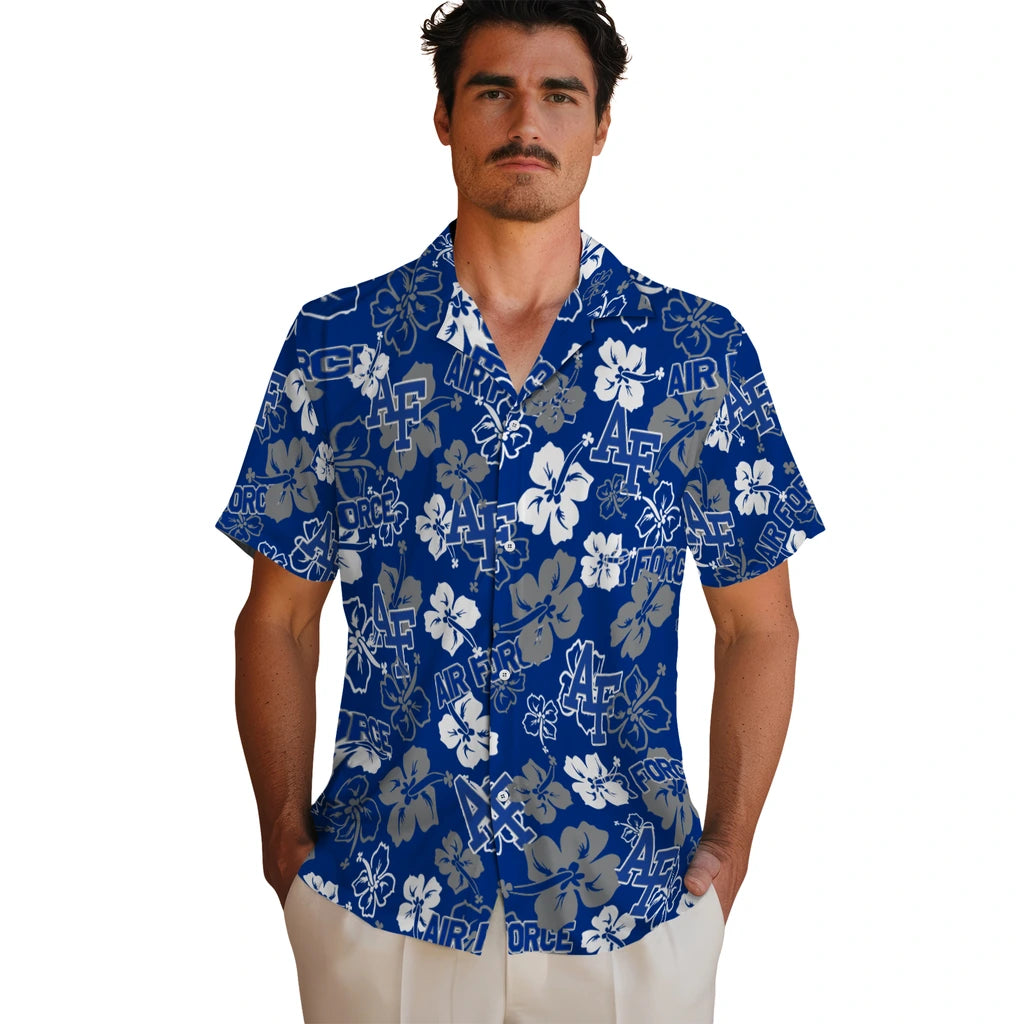 Air Force Falcons Hibiscus Bloom Hawaiian Shirt – Moonbestprint