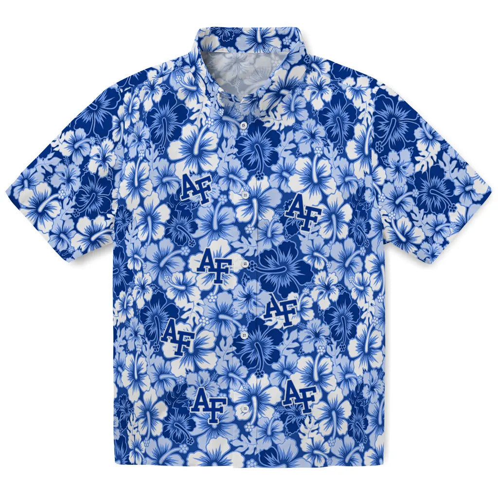 Air Force Falcons Hawaiian Shirt - Hibiscus Blooms | Moonbestprint