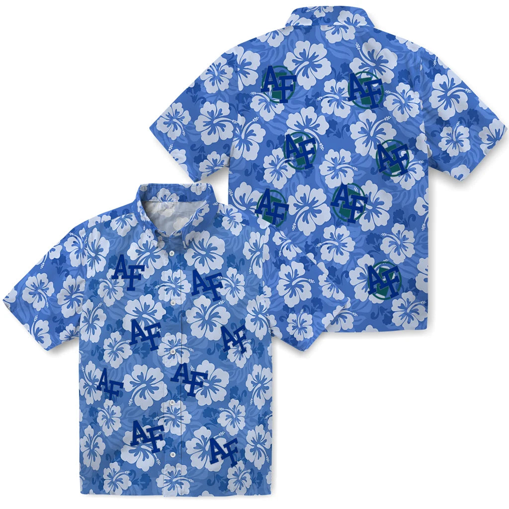 Air Force Falcons Hawaiian Shirt - Hibiscus Cluster | Moonbestprint