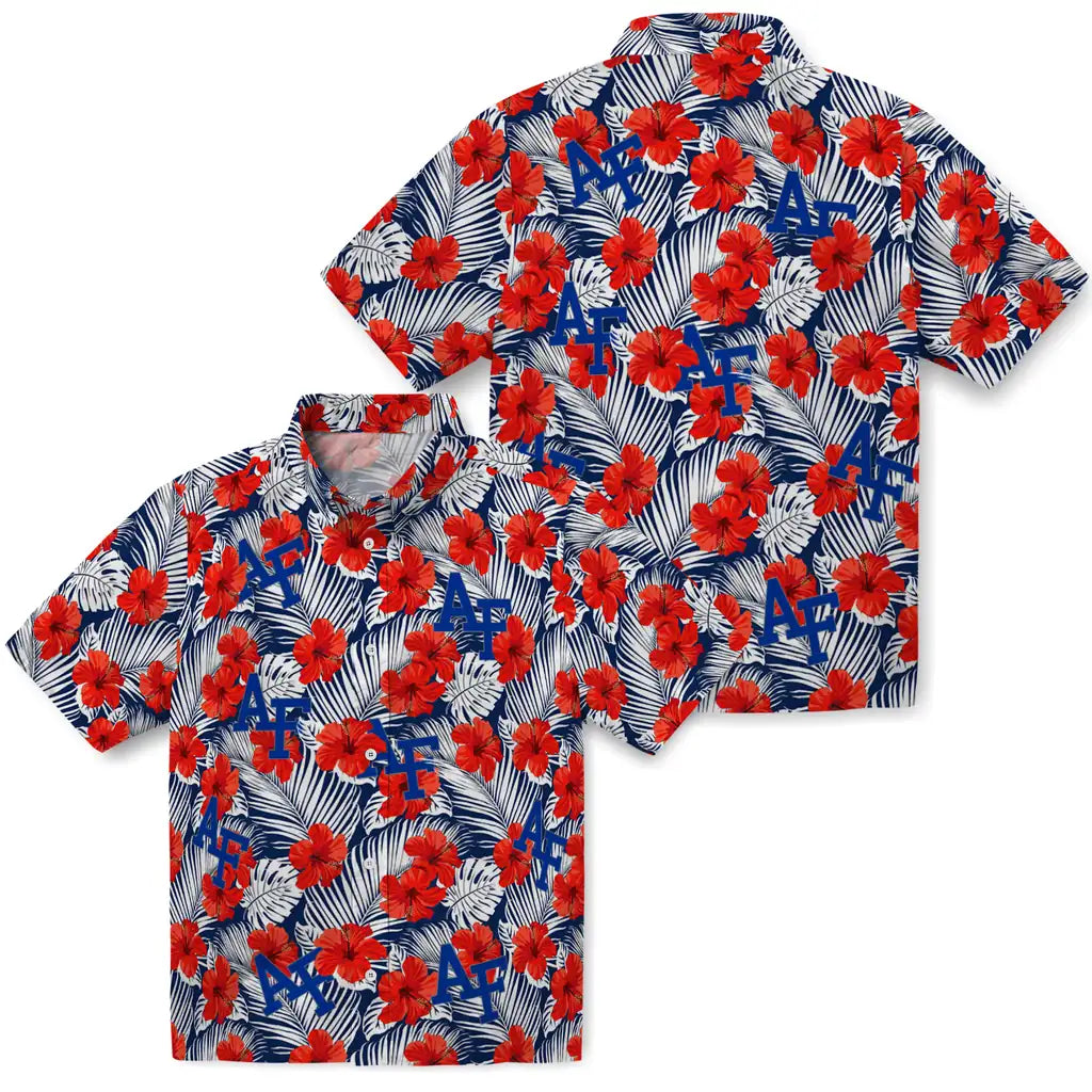 Air Force Falcons Hawaiian Shirt - Hibiscus Fiesta | Moonbestprint
