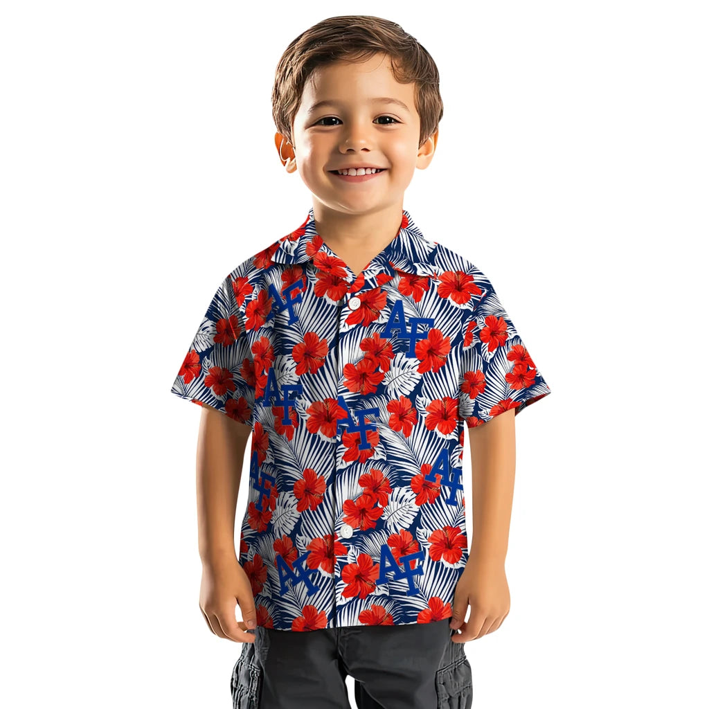 Air Force Falcons Hawaiian Shirt - Hibiscus Fiesta | Moonbestprint