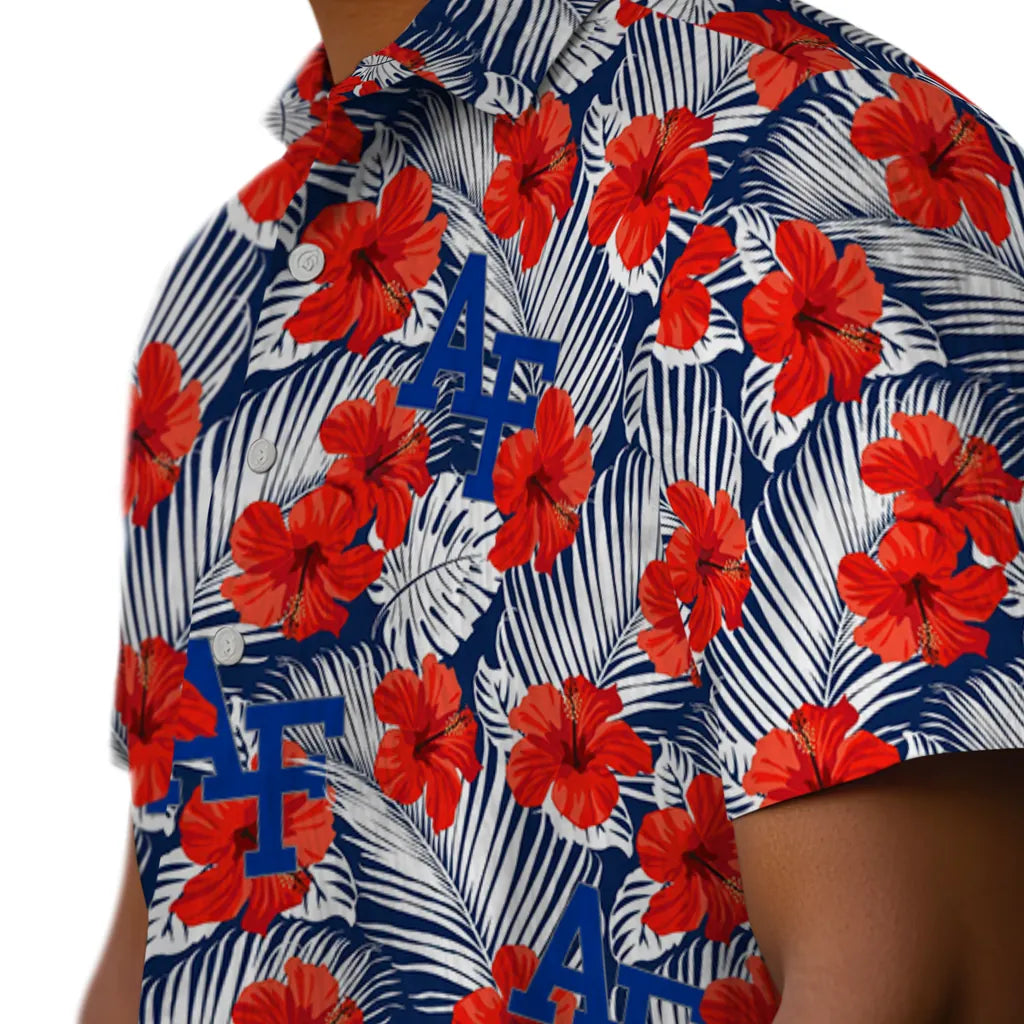Air Force Falcons Hawaiian Shirt - Hibiscus Fiesta | Moonbestprint