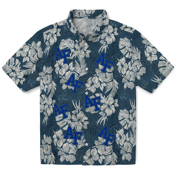 Air Force Falcons Hawaiian Shirt - Hibiscus Flowers | Moonbestprint