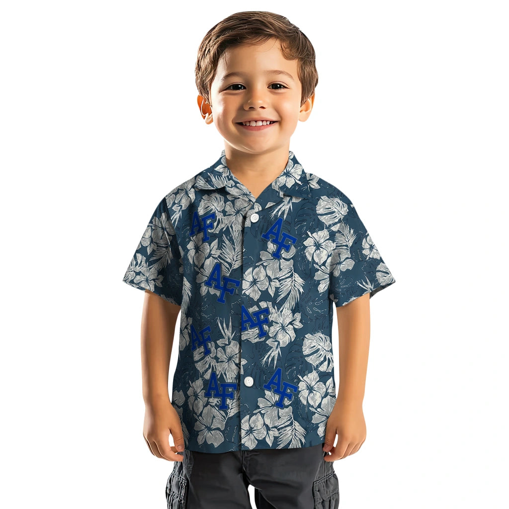 Air Force Falcons Hawaiian Shirt - Hibiscus Flowers | Moonbestprint